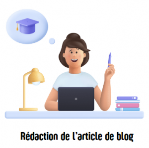 rédaction d'un article de blog